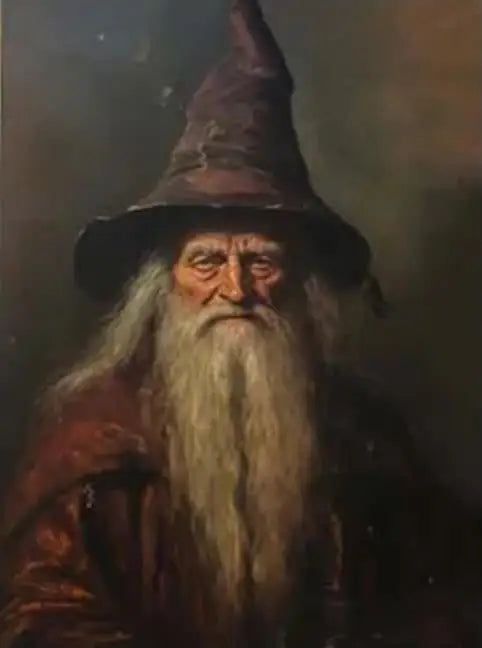 Dark Academia Art The Witch Wizard Poster Gothic Wall Art-MoonChildWorld