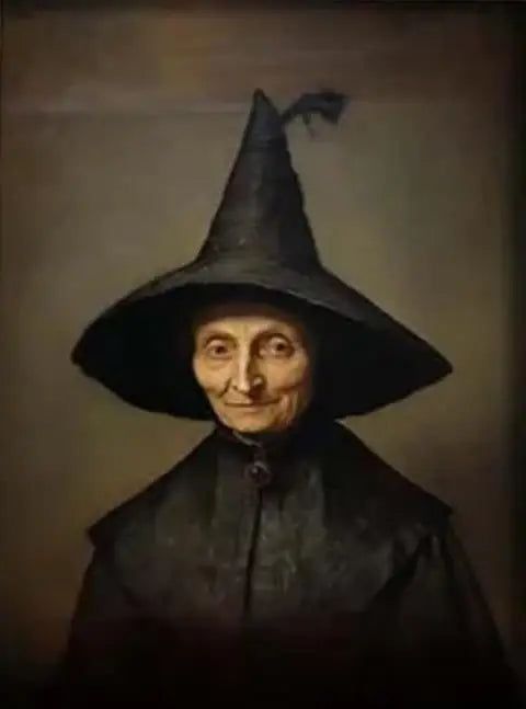 Dark Academia Art The Witch Wizard Poster Gothic Wall Art-MoonChildWorld