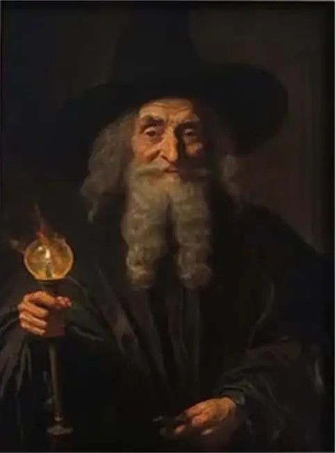 Dark Academia Art The Witch Wizard Poster Gothic Wall Art-MoonChildWorld