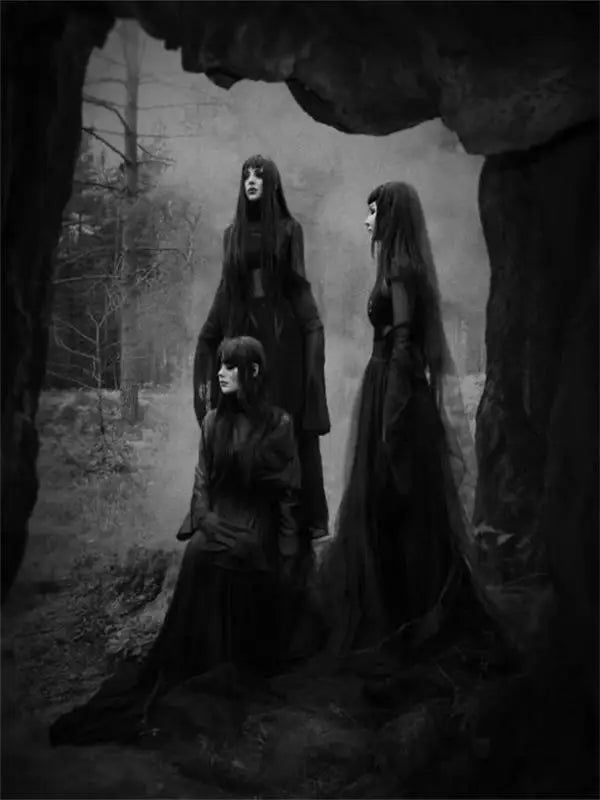 Dark Academia Poster Witch Art Prints Gothic Canvas-MoonChildWorld