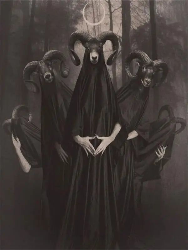 Dark Academia Poster Witch Art Prints Gothic Canvas-MoonChildWorld