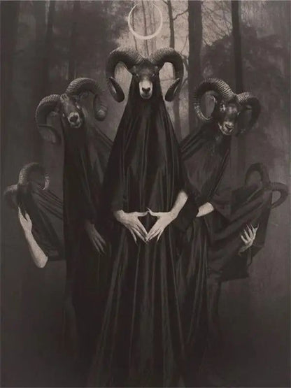 Dark Academia Poster Witch Art Prints Gothic Canvas-MoonChildWorld