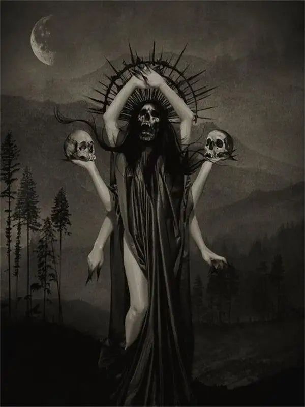 Dark Academia Poster Witch Art Prints Gothic Canvas-MoonChildWorld