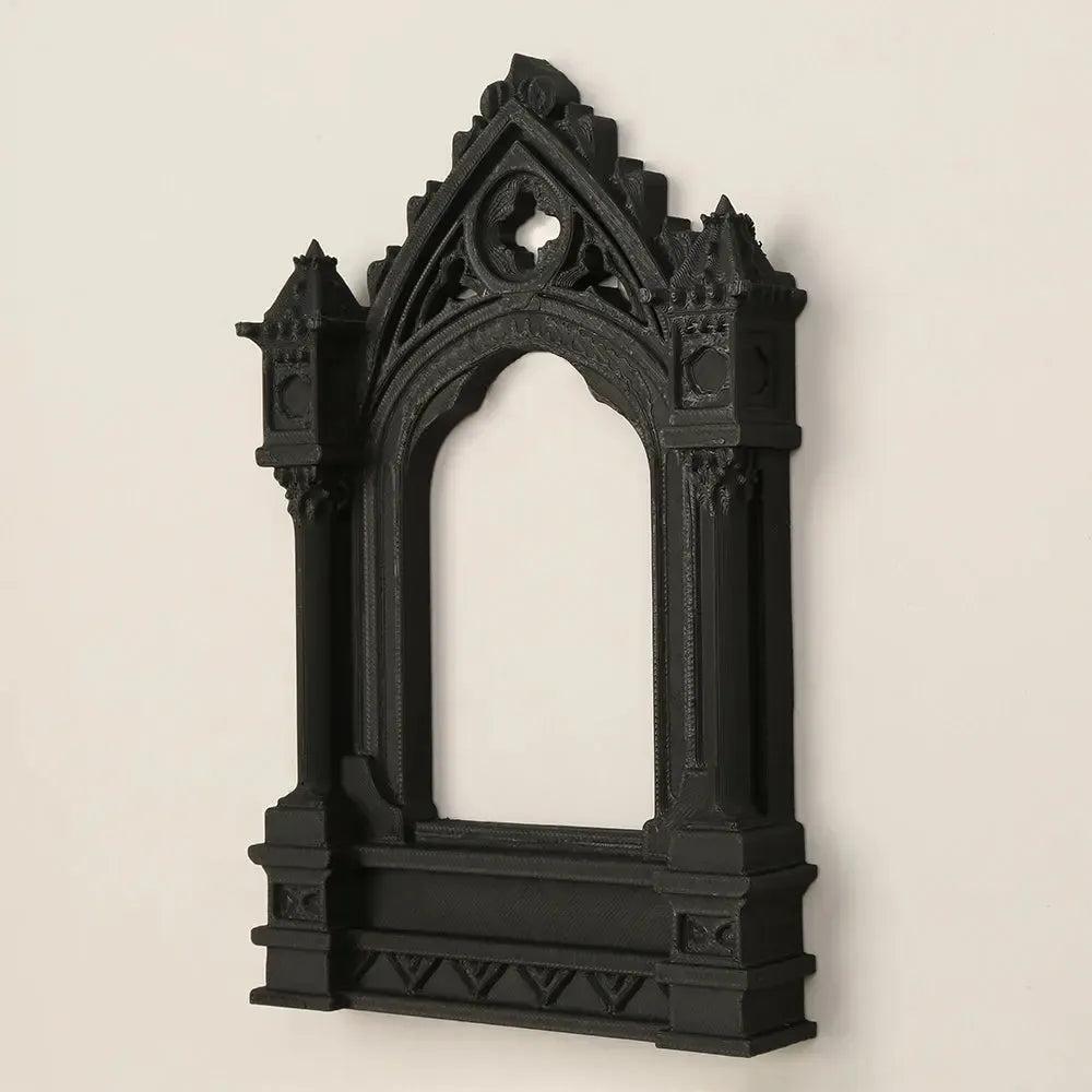 Dark Gothic Arch Shaped Wall Decorative Shelf For Home Wall Decoration & Witchy Halloween Decoration-MoonChildWorld