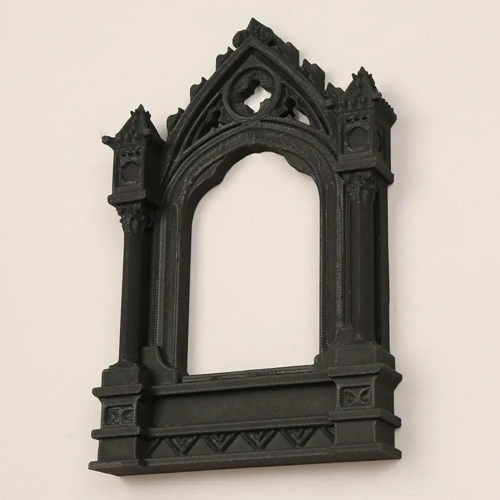 Dark Gothic Arch Shaped Wall Decorative Shelf For Home Wall Decoration & Witchy Halloween Decoration-MoonChildWorld