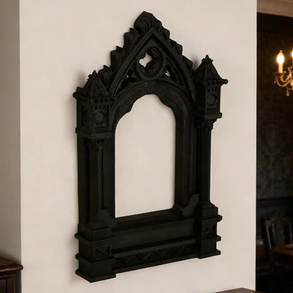 Dark Gothic Arch Shaped Wall Decorative Shelf For Home Wall Decoration & Witchy Halloween Decoration-MoonChildWorld