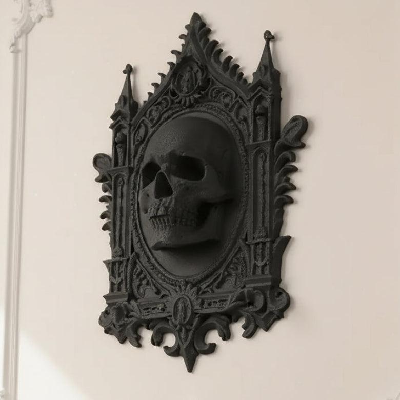 Dark Gothic Skull Wall Decorative - Witchy Halloween Wall Decoration-MoonChildWorld