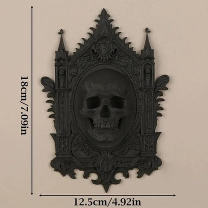 Dark Gothic Skull Wall Decorative - Witchy Halloween Wall Decoration-MoonChildWorld