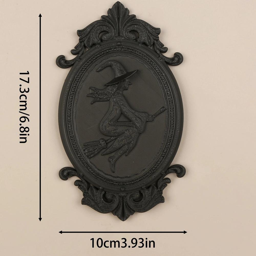 Dark Gothic Witch Oval Wall Decorative Witchy Home Decoration-MoonChildWorld
