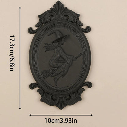 Dark Gothic Witch Oval Wall Decorative Witchy Home Decoration-MoonChildWorld