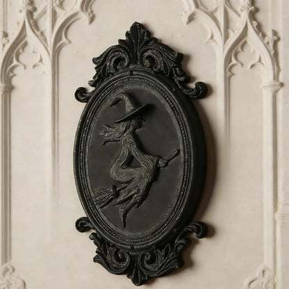 Dark Gothic Witch Oval Wall Decorative Witchy Home Decoration-MoonChildWorld
