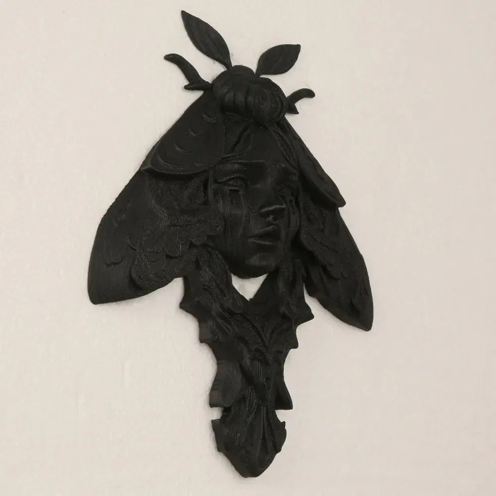 Dark Style Moth Wall Hanging For Gothic Witch Home Halloween Wall Decoration-MoonChildWorld
