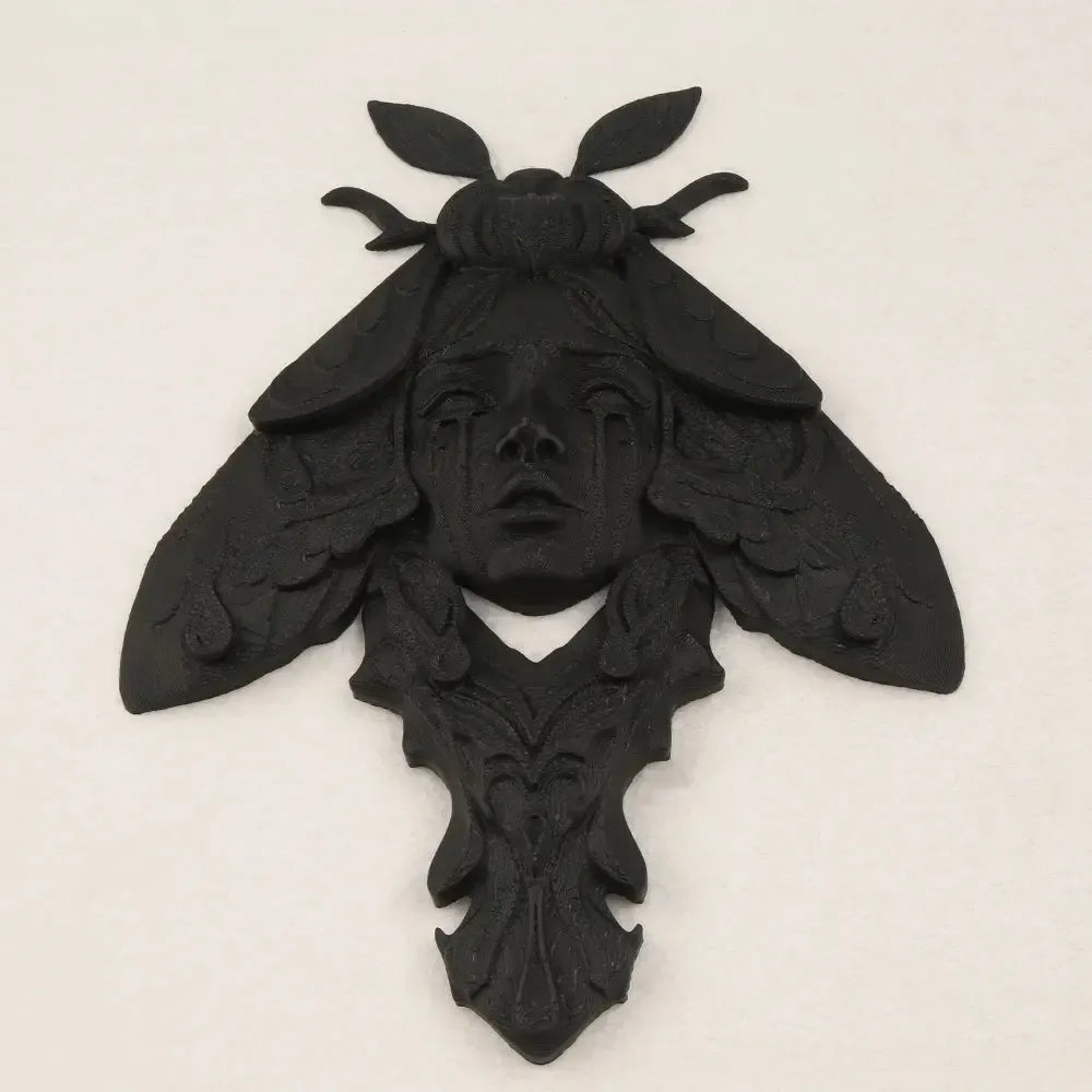 Dark Style Moth Wall Hanging For Gothic Witch Home Halloween Wall Decoration-MoonChildWorld