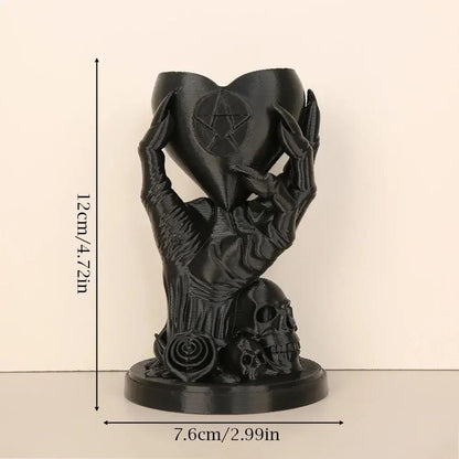 Dark Style Witchy Skull Hand Jewelry Storage Ornament Gothic Home Decor for Witch-MoonChildWorld