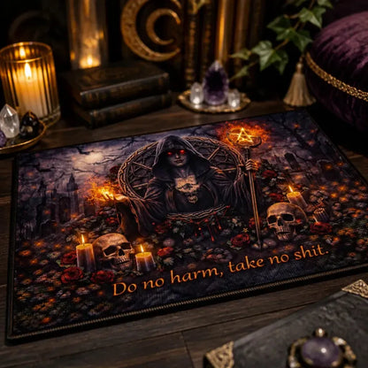 Dark Witch Area Rug – Gothic Witchcraft Carpet for Halloween Decor_mockup_3.webp
