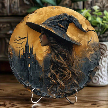 Dark Witch Gothic Metal Sign Halloween Home Decor-MoonChildWorld