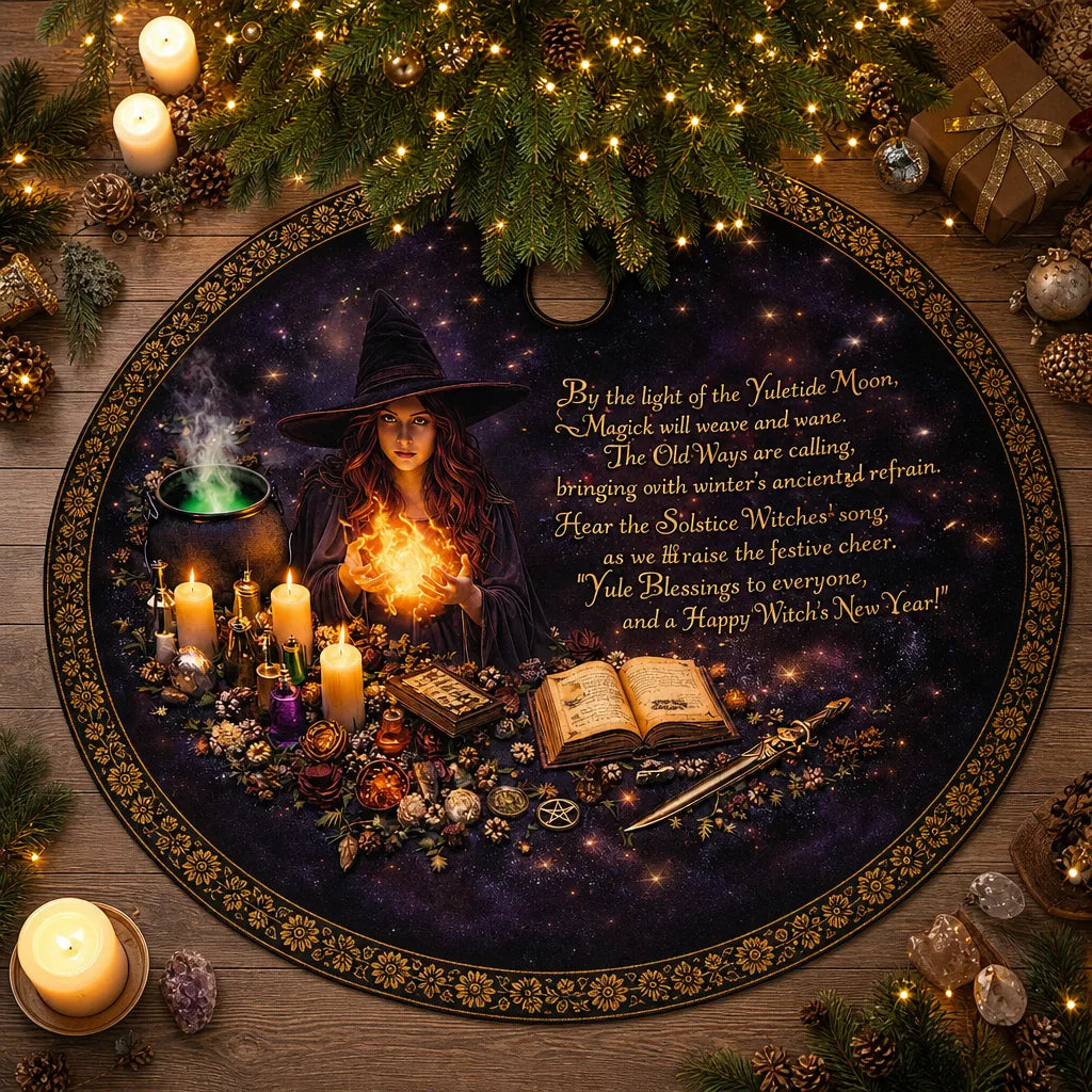 mockup_Dark Witch Gothic Yule Tree Skirt – Pagan Witchy Decor_2.webp