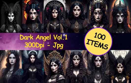 Dark Angel Gothic Lady Vol.1 Digital Art