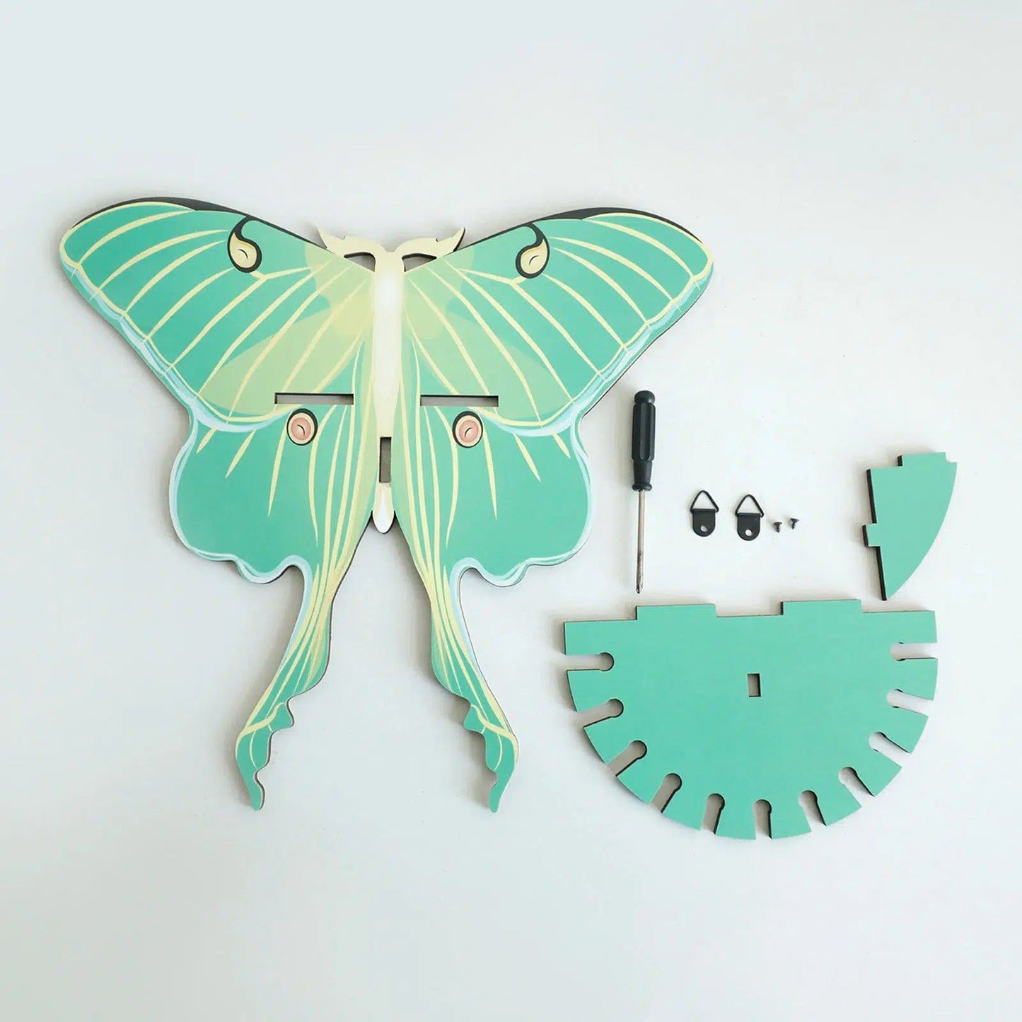 Death Moth Wall Shelf Witchy Crystal Shelf-MoonChildWorld