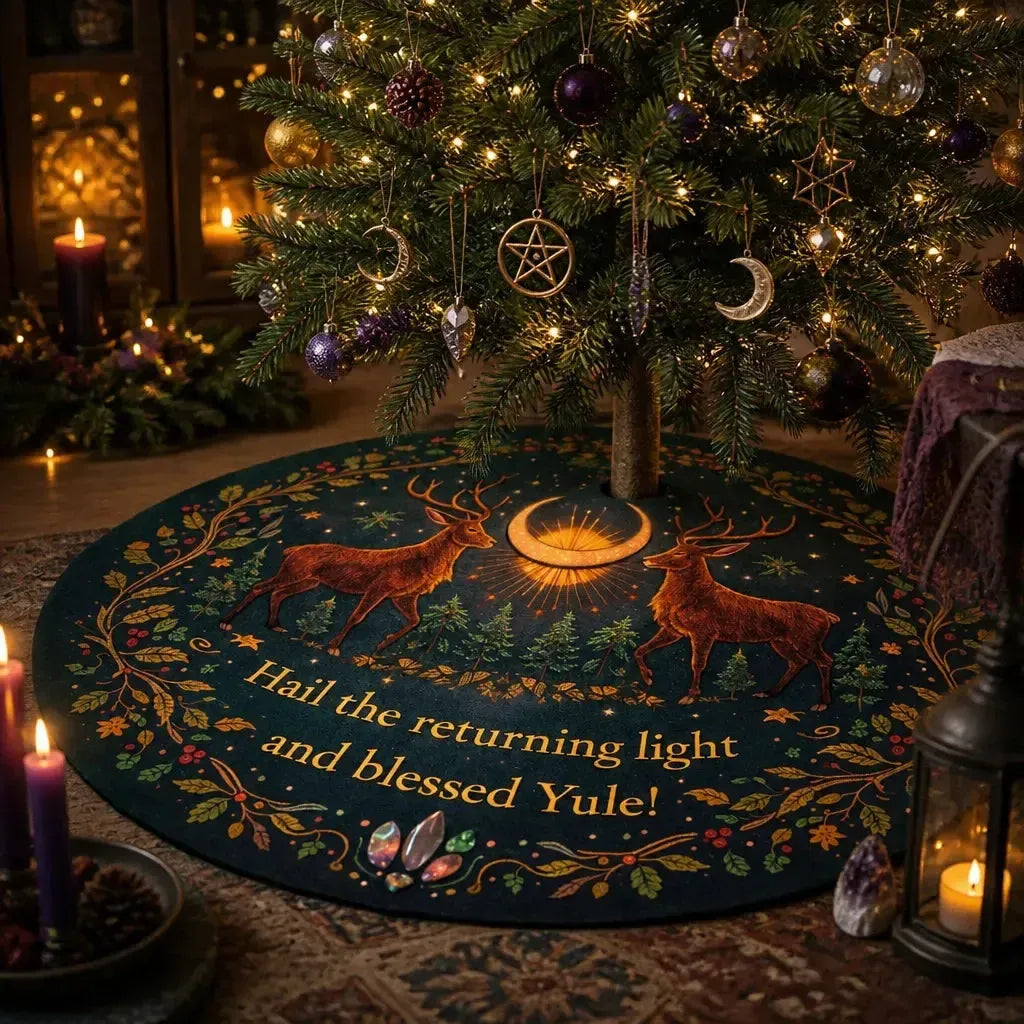 Deers Yule Tree Skirt – Pagan Witchy Gothic Decor_mockup_2.webp