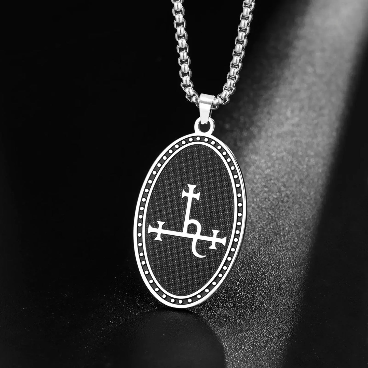 Double-Sided Lilith Sigil Necklace – gold-color and silver-color variants