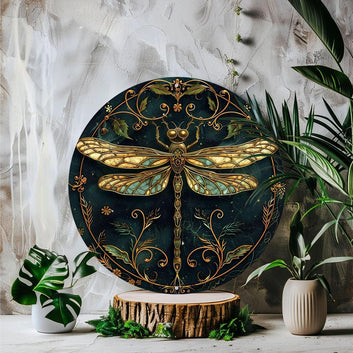 Dragonfly Metal Wall Art Dragonfly Metal for Insect Enthusiasts-MoonChildWorld
