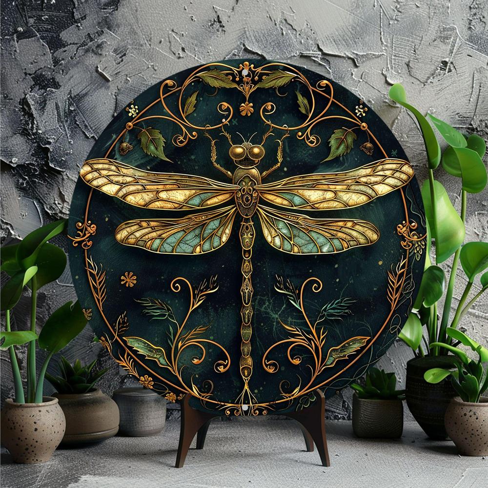 Dragonfly Metal Wall Art Dragonfly Metal for Insect Enthusiasts-MoonChildWorld
