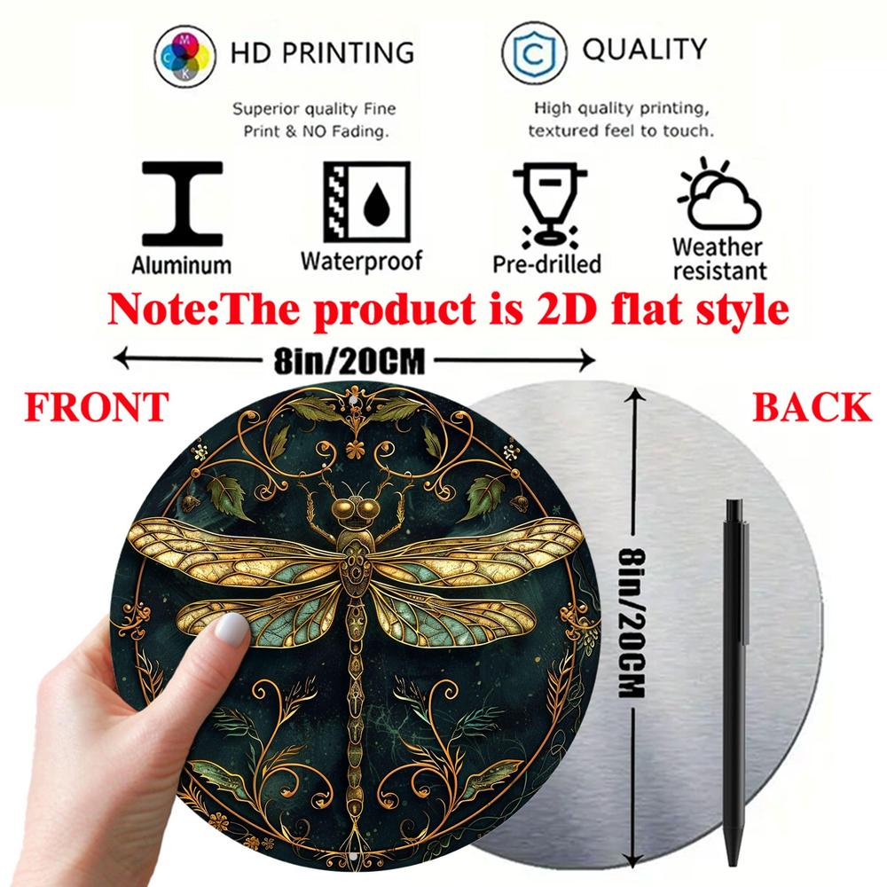 Dragonfly Metal Wall Art Dragonfly Metal for Insect Enthusiasts-MoonChildWorld