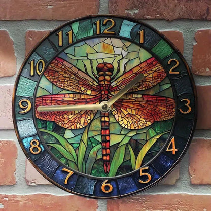 Dragonfly Wall Clock - Insect Wall Clock Home Decor-MoonChildWorld