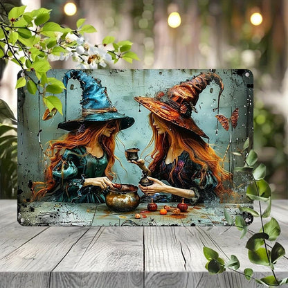 Enchanted Witches Decorative Sign Mystic Witch Wall Art-MoonChildWorld
