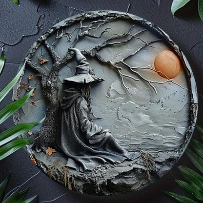 Enchanting Decor Gothic Witch Metal Sign-MoonChildWorld