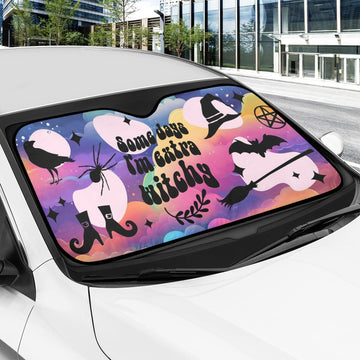 Extra Witchy Car Sun Shade-MoonChildWorld