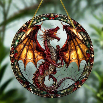 Flying Dragon Suncatcher Spirit Acrylic Sign-MoonChildWorld