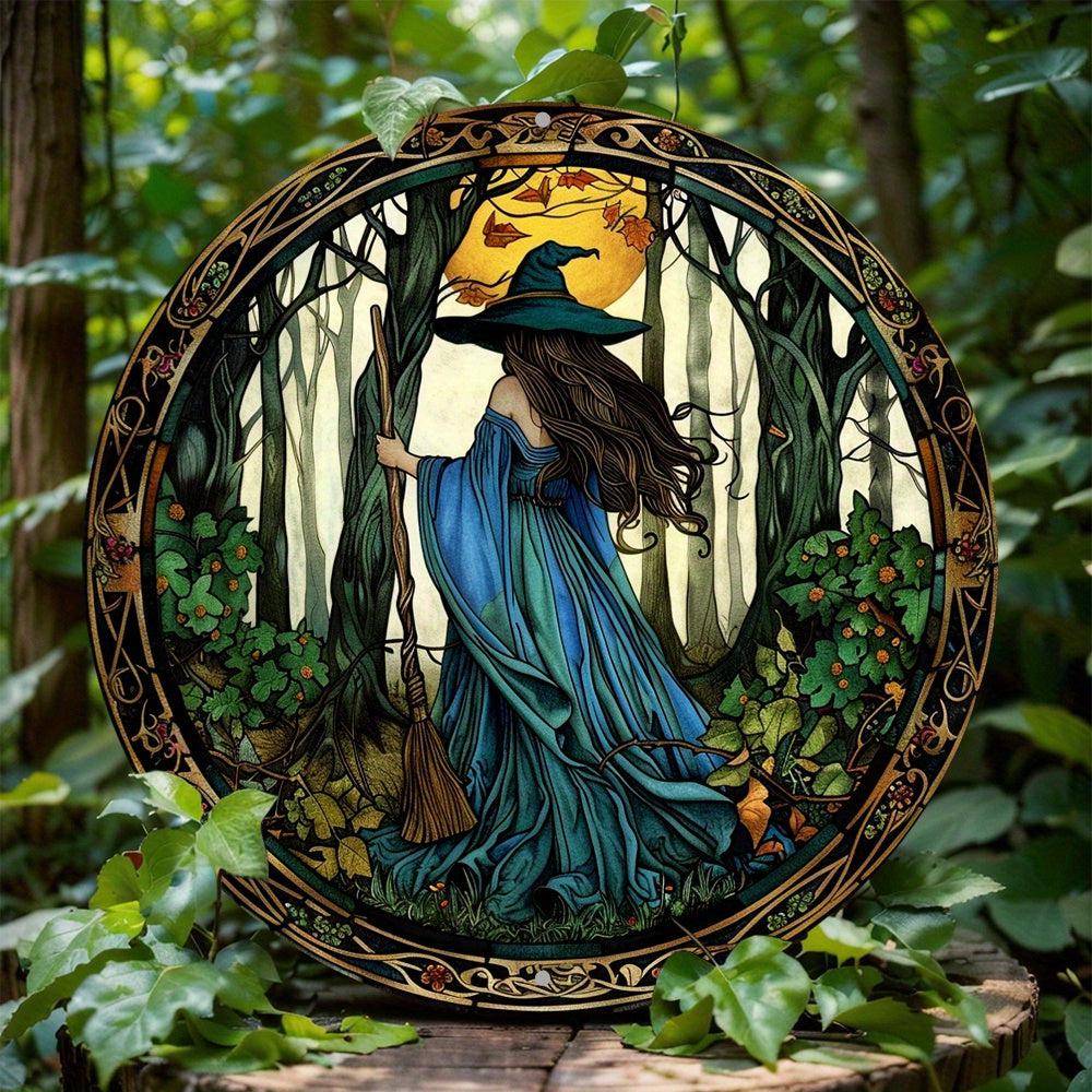 Forest Witch Metal Sign Witchy Home Decor-MoonChildWorld