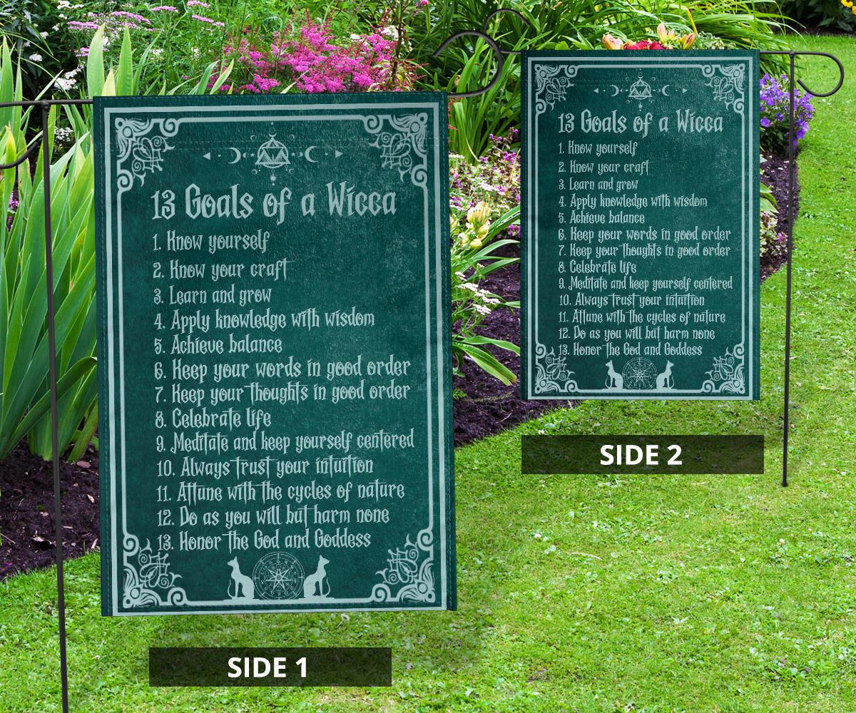 Goals of a Wicca Flag-MoonChildWorld