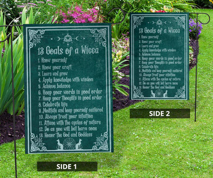 Goals of a Wicca Flag-MoonChildWorld