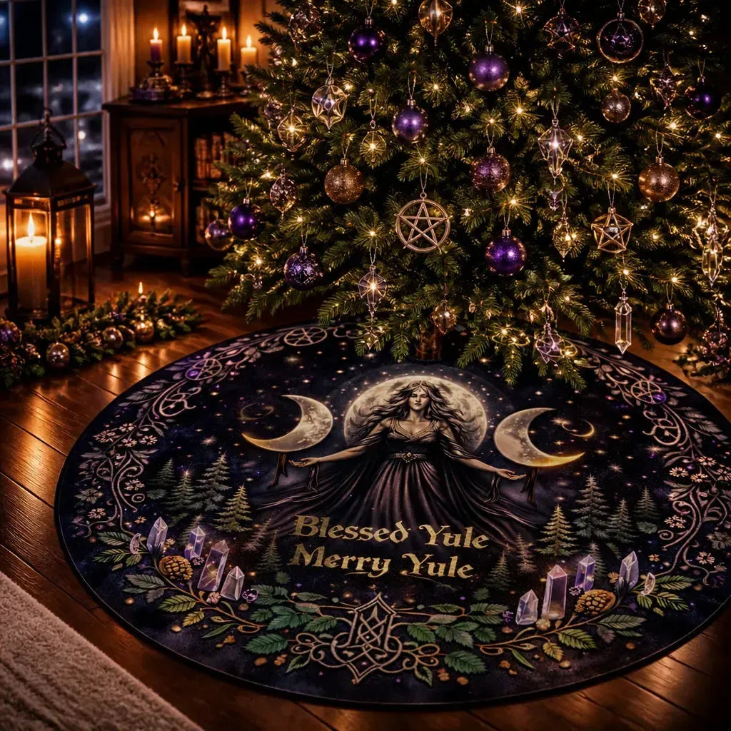 Moon Yule Tree Skirt – Pagan Witch Gothic Decor_mockup_2.webp
