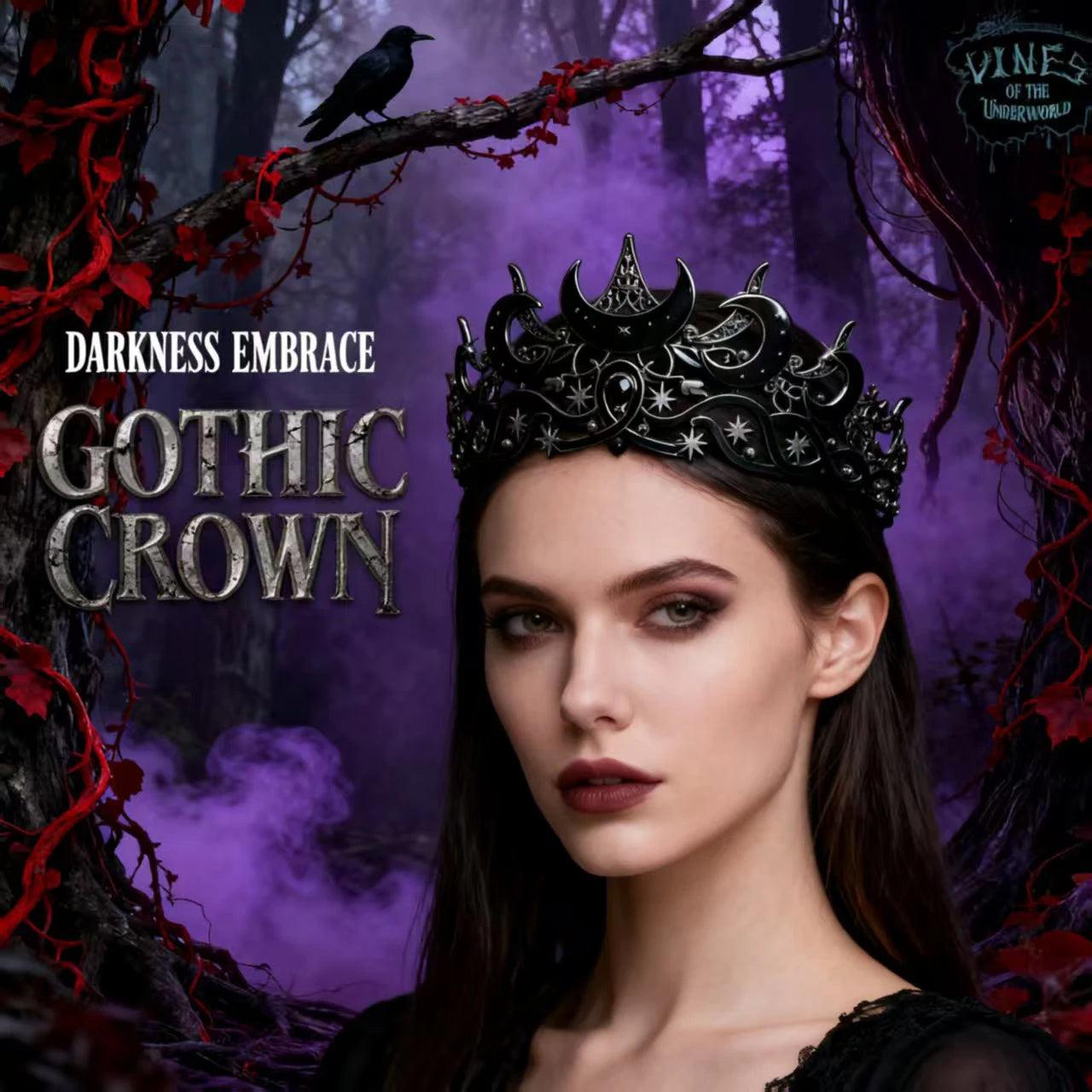 Goddess Moon Crowns Celestial Goddess Tiaras Wiccan Pagan Hair Accessories-MoonChildWorld