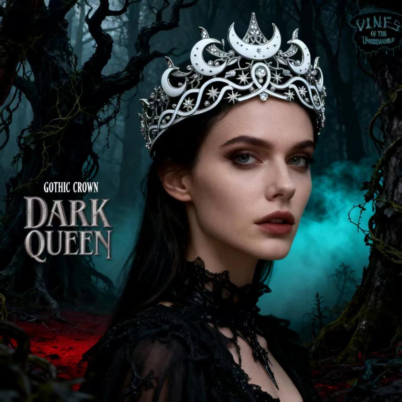 Goddess Moon Crowns Celestial Goddess Tiaras Wiccan Pagan Hair Accessories-MoonChildWorld