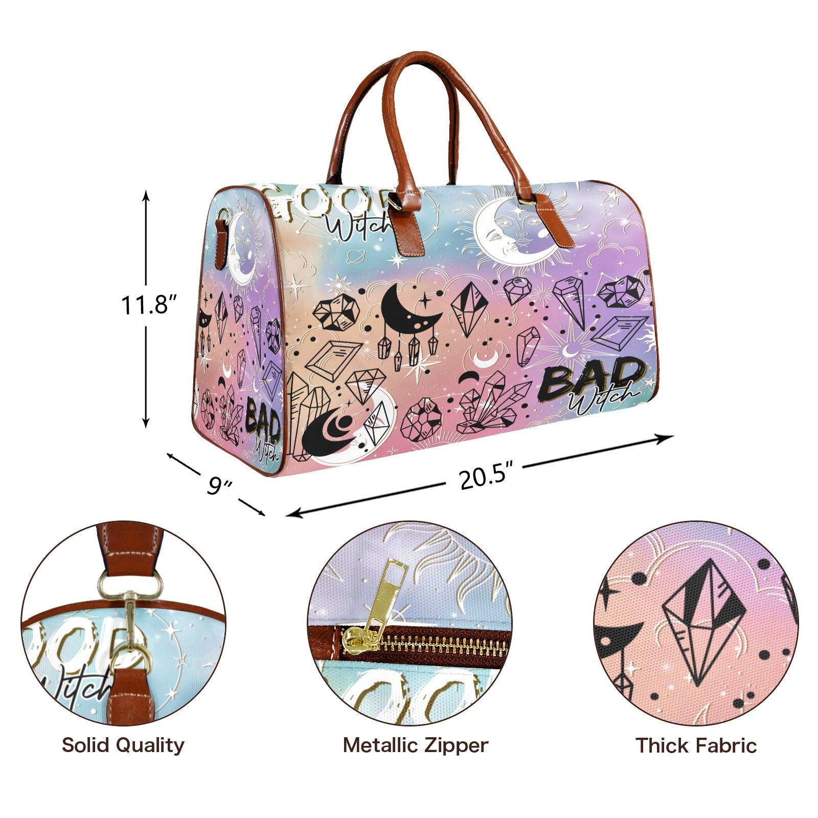 Good Witch Bad Witch Celestial Moon Travel Bag-MoonChildWorld