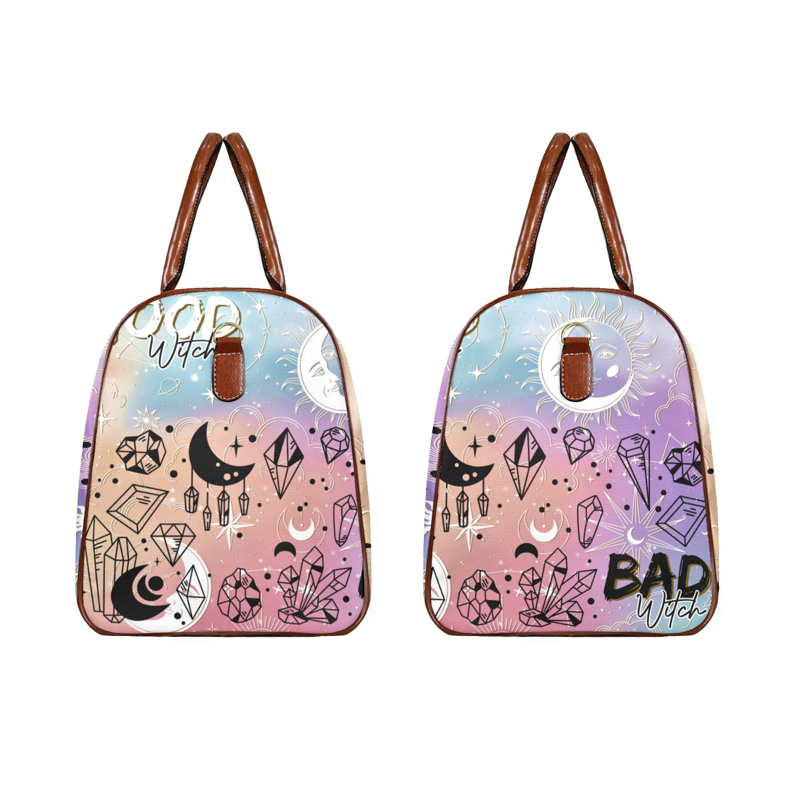 Good Witch Bad Witch Celestial Moon Travel Bag-MoonChildWorld