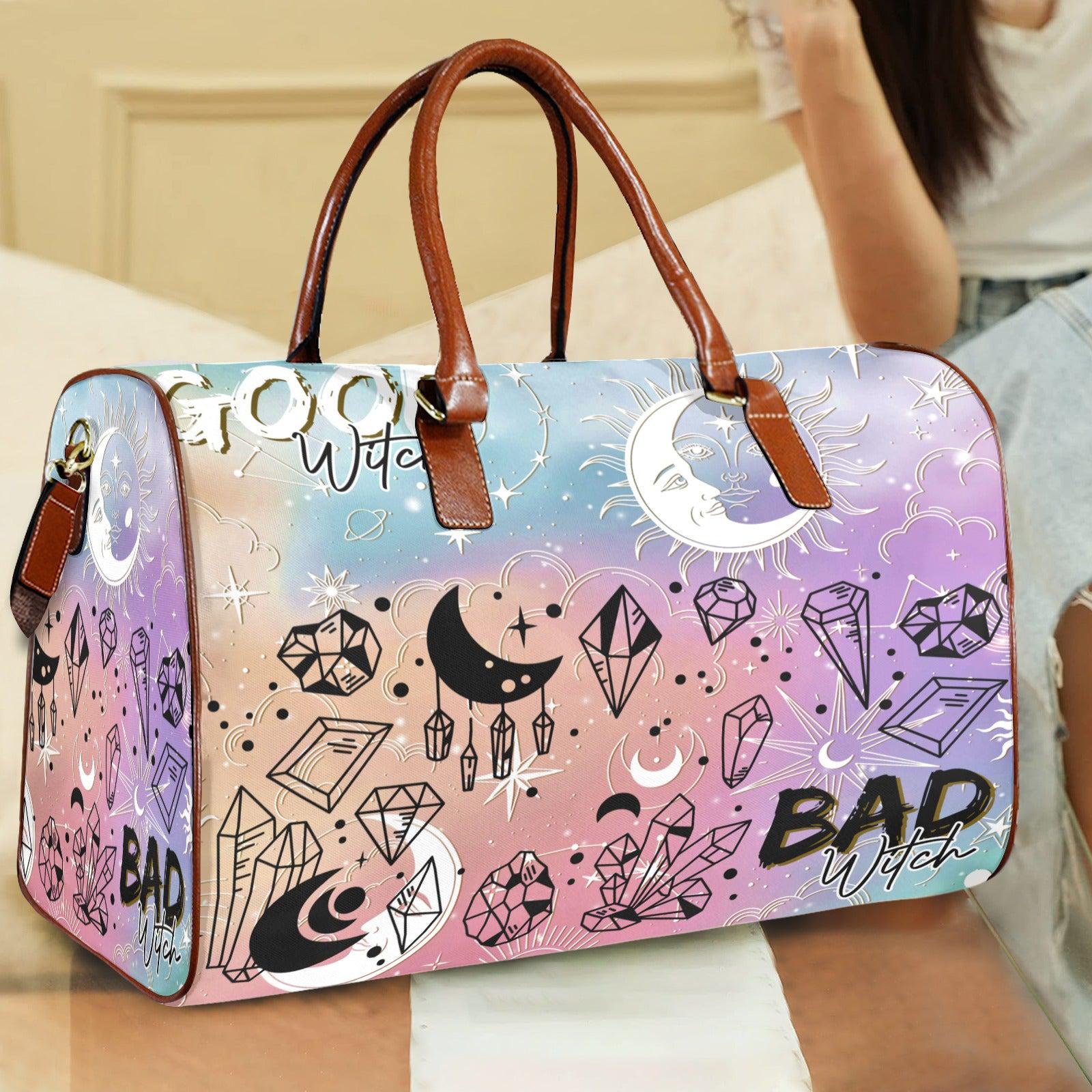 Good Witch Bad Witch Celestial Moon Travel Bag-MoonChildWorld