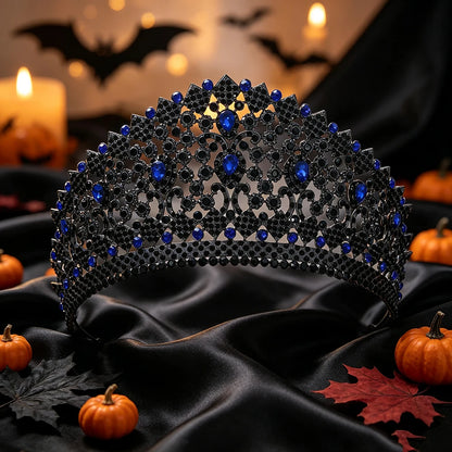 Witch king crown photographed against a dark backdrop