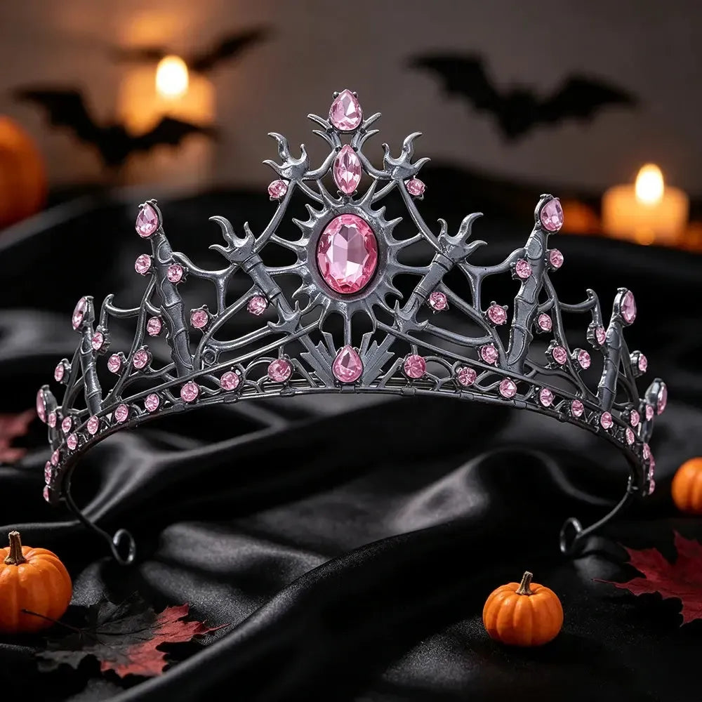Size reference for the gothic bone tiara crown