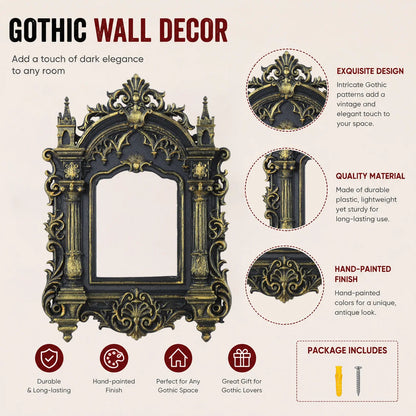 Gothic castle frame – styled on altar with candles