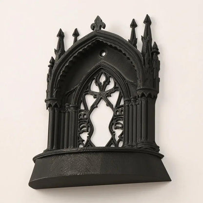 Gothic Dark Style Arch Shaped Niche Home Wall Storage for Witchy Halloween Decoration-MoonChildWorld