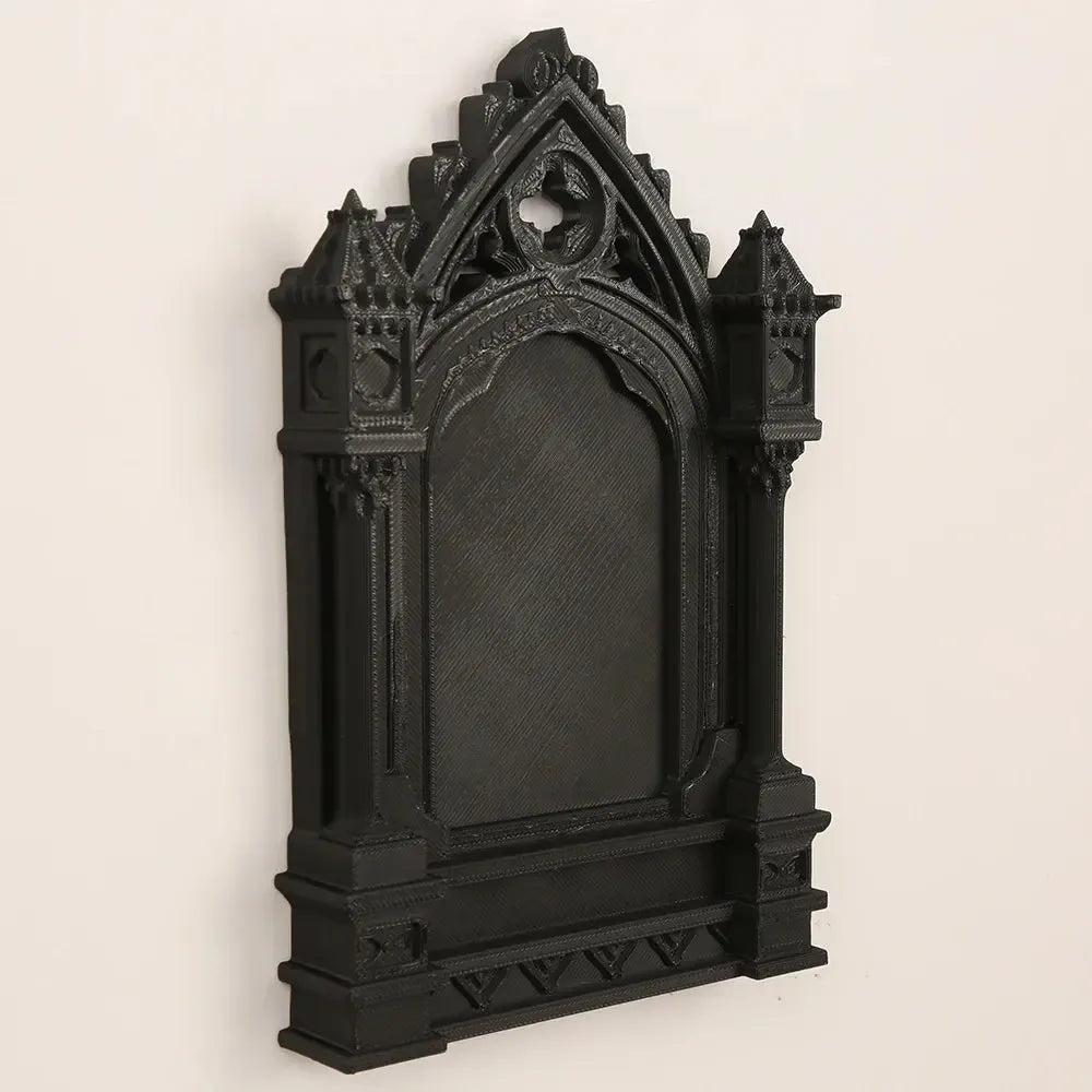 Gothic Dark Style Church Arch Shaped Decorative Frame For Halloween Wall Decoration-MoonChildWorld