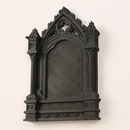 Gothic Dark Style Church Arch Shaped Decorative Frame For Halloween Wall Decoration-MoonChildWorld