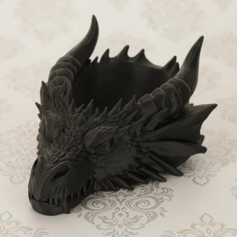 Gothic Dark Style Dragon Head Shaped Jewelry Storage Tray For Halloween Decor-MoonChildWorld
