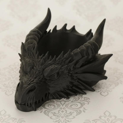 Gothic Dark Style Dragon Head Shaped Jewelry Storage Tray For Halloween Decor-MoonChildWorld
